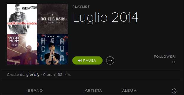 Al momento stai visualizzando Playlist canzoni napoletane Luglio 2014